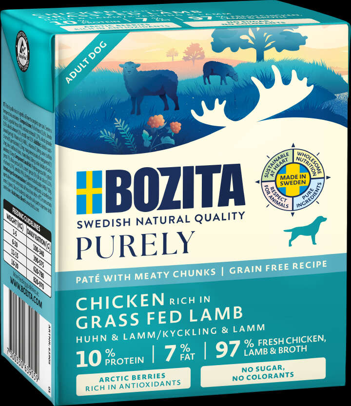 BOZITA Hunde-Nassfutter Purely Paté Adult Lamm